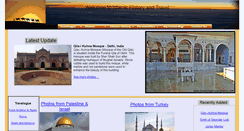 Desktop Screenshot of islamichistoryandtravel.com